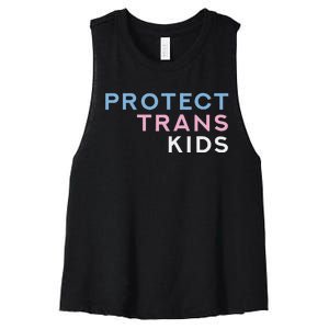 Protect Transg Transsexual Women's Racerback Cropped Tank