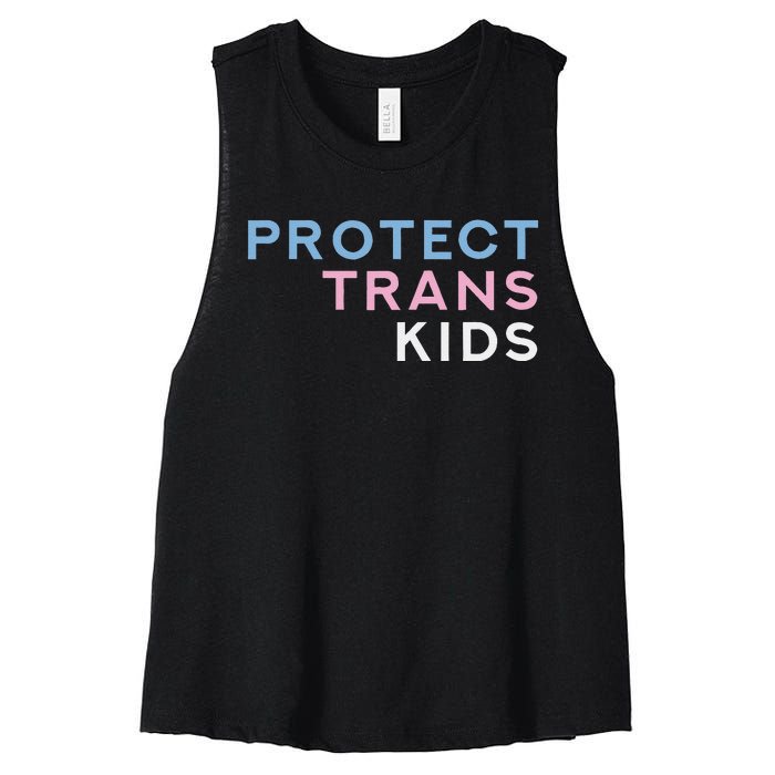 Protect Transg Transsexual Women's Racerback Cropped Tank