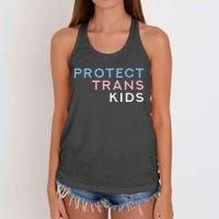 Protect Transg Transsexual Women's Knotted Racerback Tank