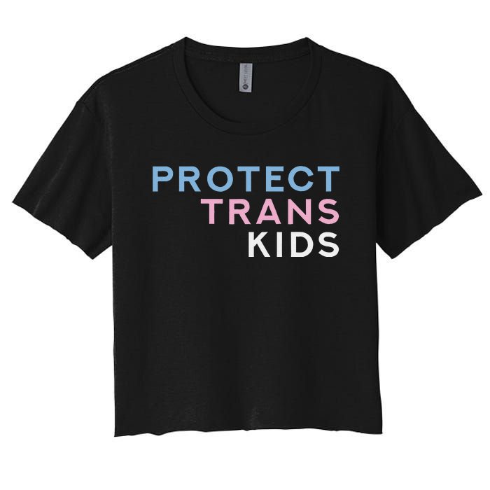 Protect Transg Transsexual Women's Crop Top Tee