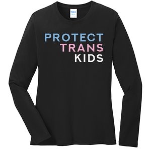 Protect Transg Transsexual Ladies Long Sleeve Shirt