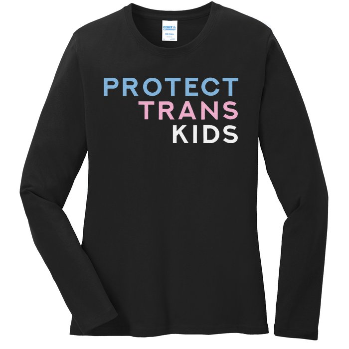 Protect Transg Transsexual Ladies Long Sleeve Shirt