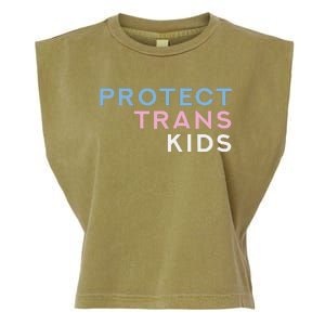 Protect Transg Transsexual Garment-Dyed Women's Muscle Tee