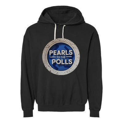 Pearls To The Polls Garment-Dyed Fleece Hoodie