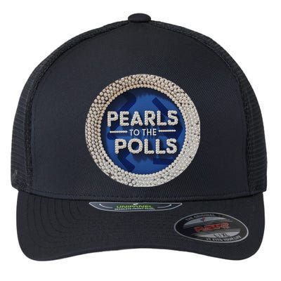 Pearls To The Polls Flexfit Unipanel Trucker Cap