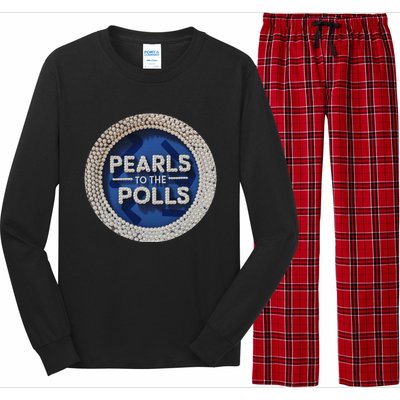 Pearls To The Polls Long Sleeve Pajama Set