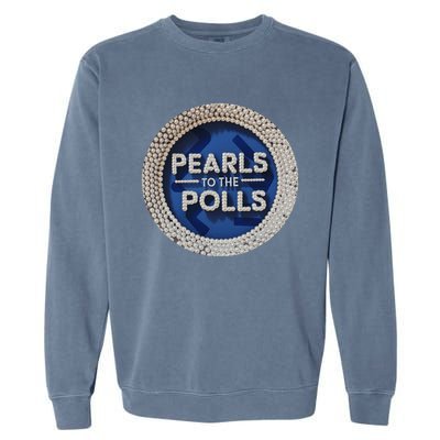 Pearls To The Polls Garment-Dyed Sweatshirt