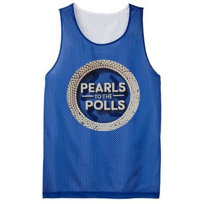 Pearls To The Polls Mesh Reversible Basketball Jersey Tank