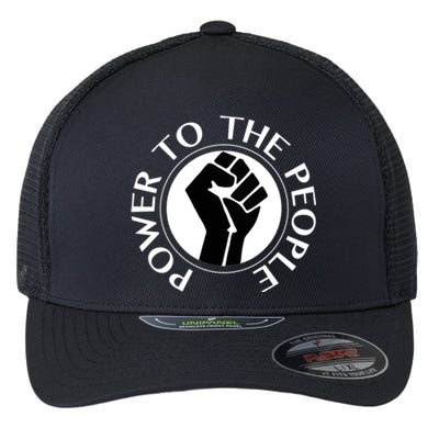 Power To The People Gift Flexfit Unipanel Trucker Cap