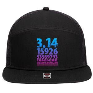 Pi To The Gazillionth Digit 7 Panel Mesh Trucker Snapback Hat