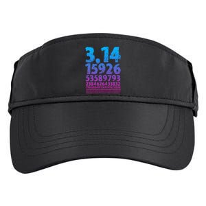 Pi To The Gazillionth Digit Adult Drive Performance Visor