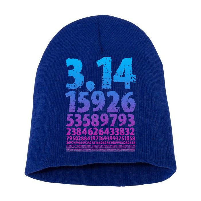 Pi To The Gazillionth Digit Short Acrylic Beanie