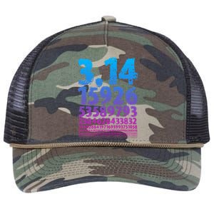 Pi To The Gazillionth Digit Retro Rope Trucker Hat Cap