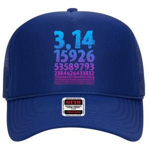 Pi To The Gazillionth Digit High Crown Mesh Back Trucker Hat