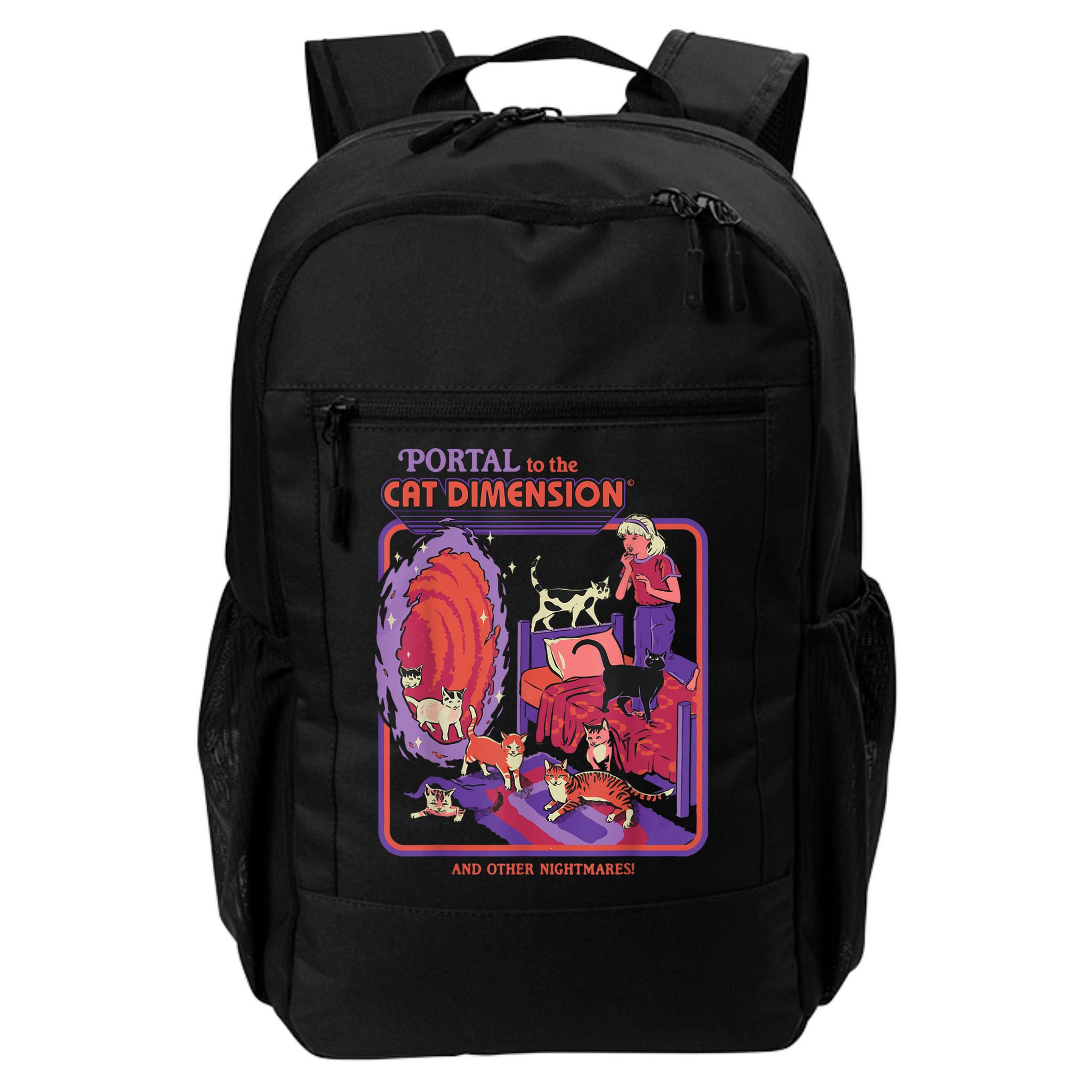 Portal To The Cat Dimension Halloween Backpack