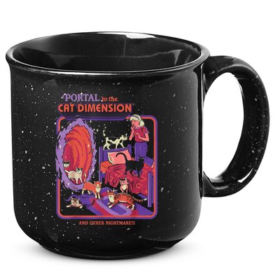Portal To The Cat Dimension Halloween 15oz Campfire Ceramic Mug
