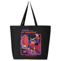 Portal To The Cat Dimension Halloween 25L Jumbo Tote