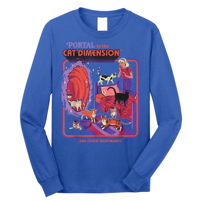 Portal To The Cat Dimension Halloween Long Sleeve Shirt