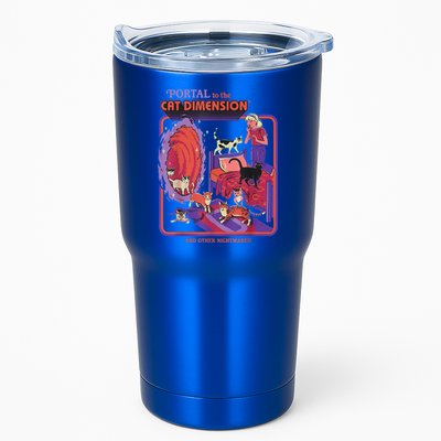 Portal To The Cat Dimension Halloween Tumbler