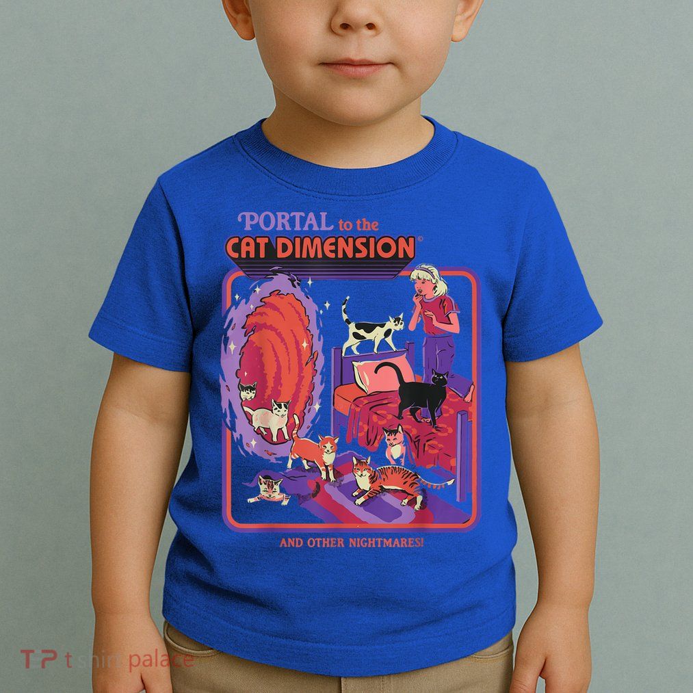Portal To The Cat Dimension Halloween Toddler T-Shirt