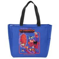 Portal To The Cat Dimension Halloween Zip Tote Bag
