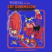 Portal To The Cat Dimension Halloween Zip Tote Bag