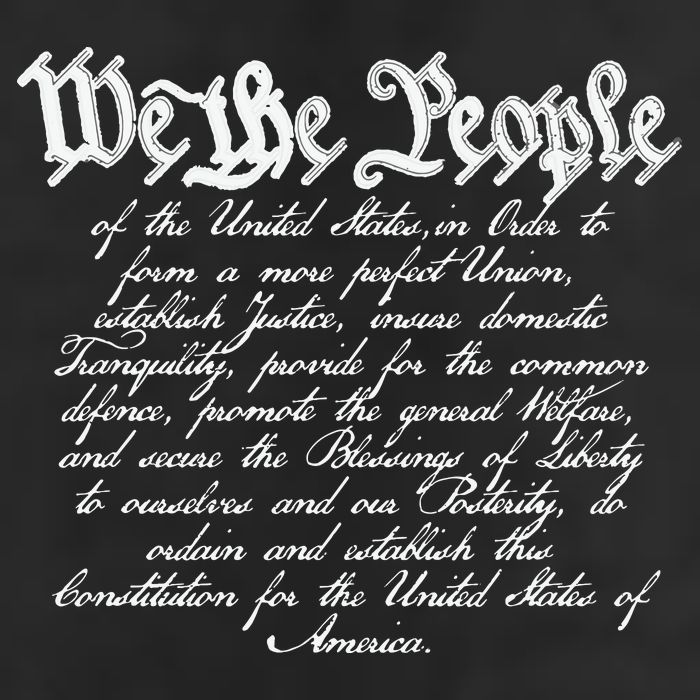 Preamble To The Us Constitution 4th Of July We The People 7 Panel Mesh Trucker Snapback Hat