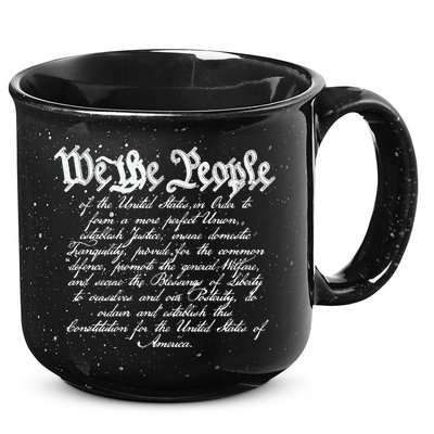 Preamble To The Us Constitution 4th Of July We The People 15oz Campfire Ceramic Mug
