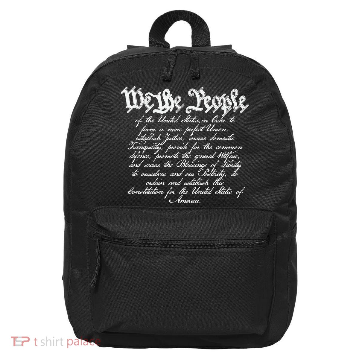 Preamble To The Us Constitution 4th Of July We The People 16 in Basic Backpack