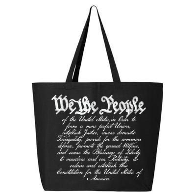 Preamble To The Us Constitution 4th Of July We The People 25L Jumbo Tote