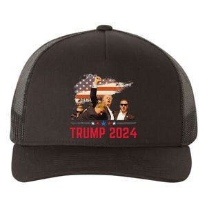 President Trump Trending Political Trump 2024 Election Gift Yupoong Adult 5-Panel Trucker Hat