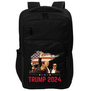 President Trump Trending Political Trump 2024 Election Gift Impact Tech Backpack