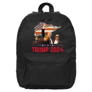 President Trump Trending Political Trump 2024 Election Gift 16 in Basic Backpack