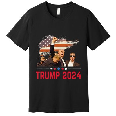 President Trump Trending Political Trump 2024 Election Gift Premium T-Shirt