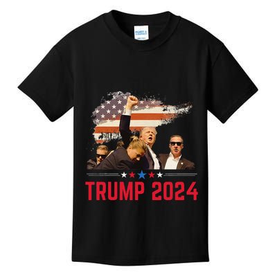 President Trump Trending Political Trump 2024 Election Gift Kids T-Shirt