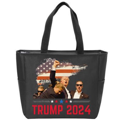 President Trump Trending Political Trump 2024 Election Gift Zip Tote Bag