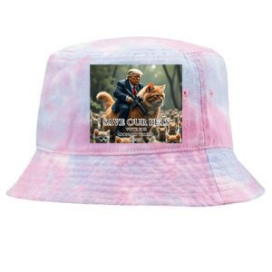 President Trump Trending Political Trump 2024 Election Tie-Dyed Bucket Hat