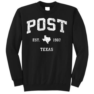 Post Texas Tx Vintage Athletic Sports Sweatshirt