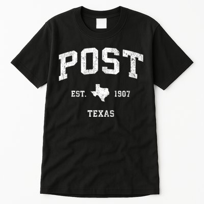 Post Texas Tx Vintage Athletic Sports Tall T-Shirt