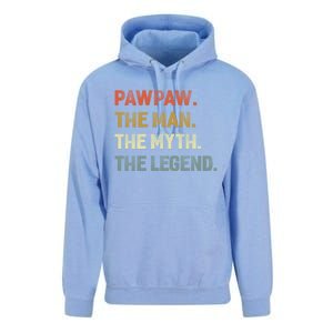 Pawpaw The The Myth The Legend Grandpa Father Day Gift Unisex Surf Hoodie