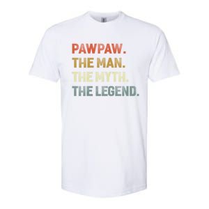 Pawpaw The The Myth The Legend Grandpa Father Day Gift Softstyle CVC T-Shirt