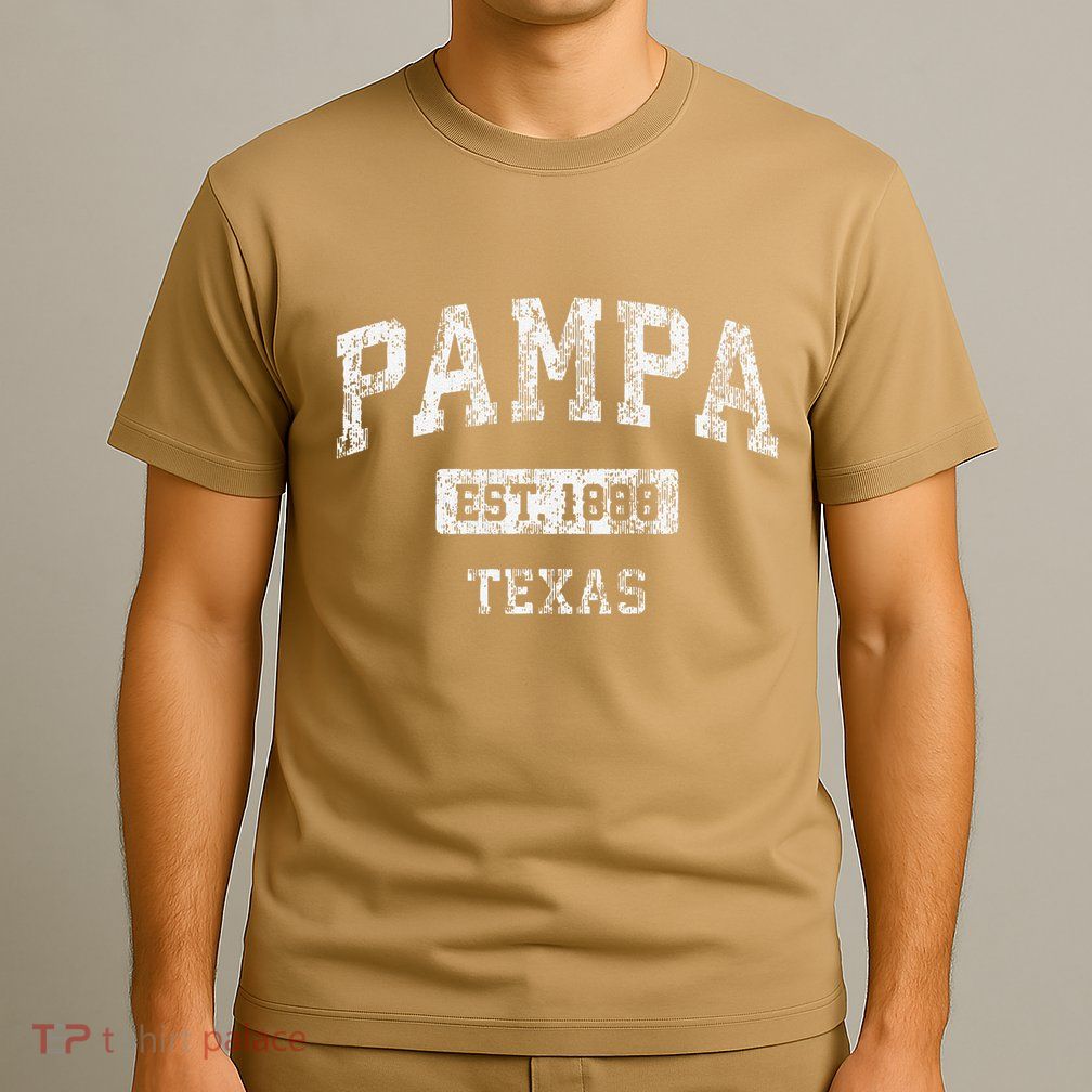 Pampa Texas Tx Vintage Established T-Shirt