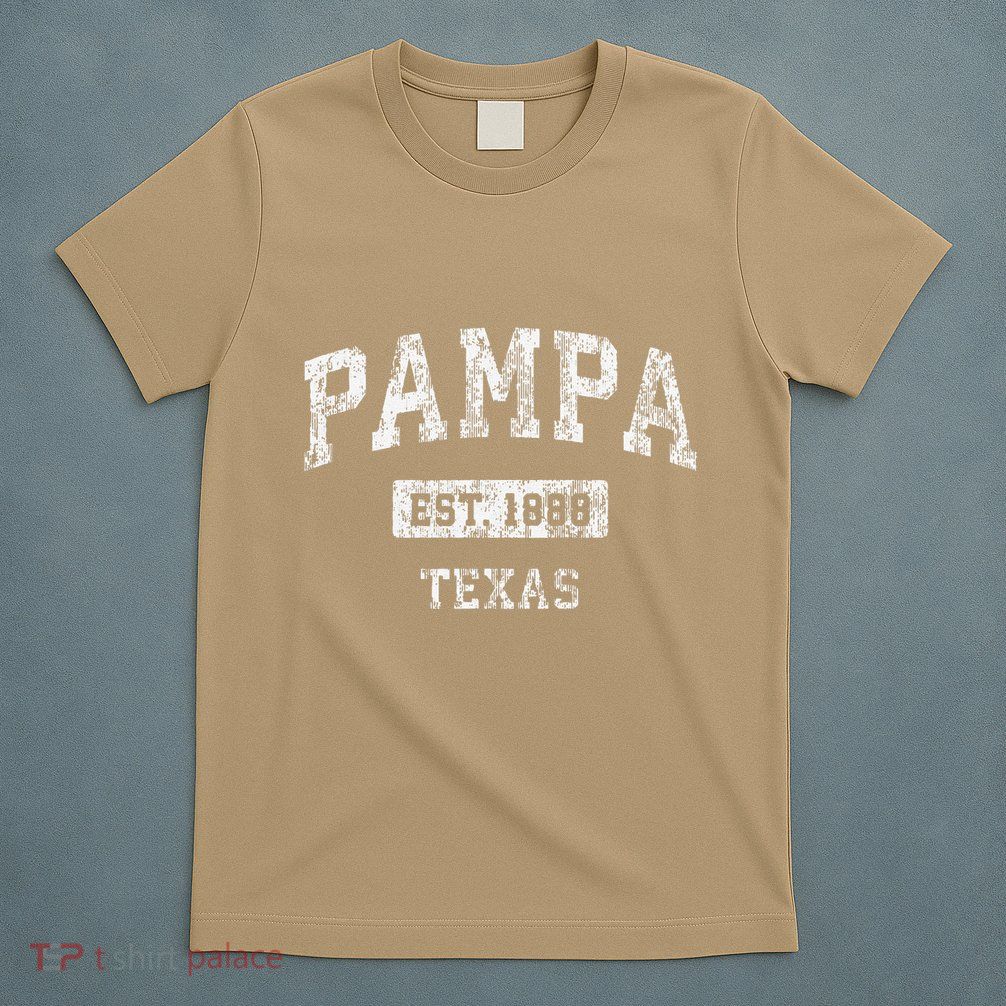 Pampa Texas Tx Vintage Established T-Shirt