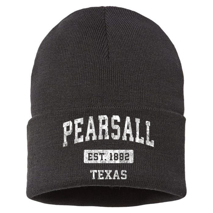 Pearsall Texas Tx Vintage Sports Sustainable Knit Beanie