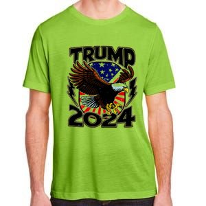 President Trump , Trump 2024 Patriotic Republican Eagle America Adult ChromaSoft Performance T-Shirt