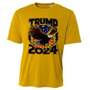 President Trump , Trump 2024 Patriotic Republican Eagle America Cooling Performance Crew T-Shirt