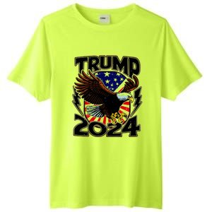 President Trump , Trump 2024 Patriotic Republican Eagle America Tall Fusion ChromaSoft Performance T-Shirt