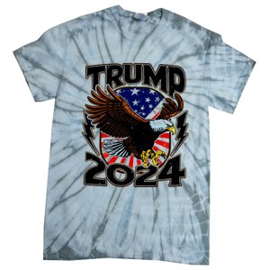 President Trump , Trump 2024 Patriotic Republican Eagle America Tie-Dye T-Shirt