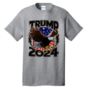 President Trump , Trump 2024 Patriotic Republican Eagle America Tall T-Shirt