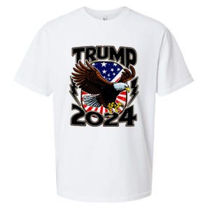 President Trump , Trump 2024 Patriotic Republican Eagle America Sueded Cloud Jersey T-Shirt